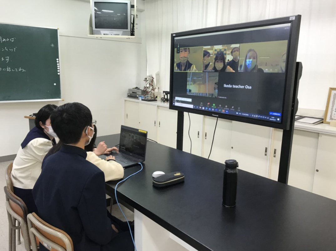 池田学园池田高中--国际交流:与芬兰学校进行国际交流